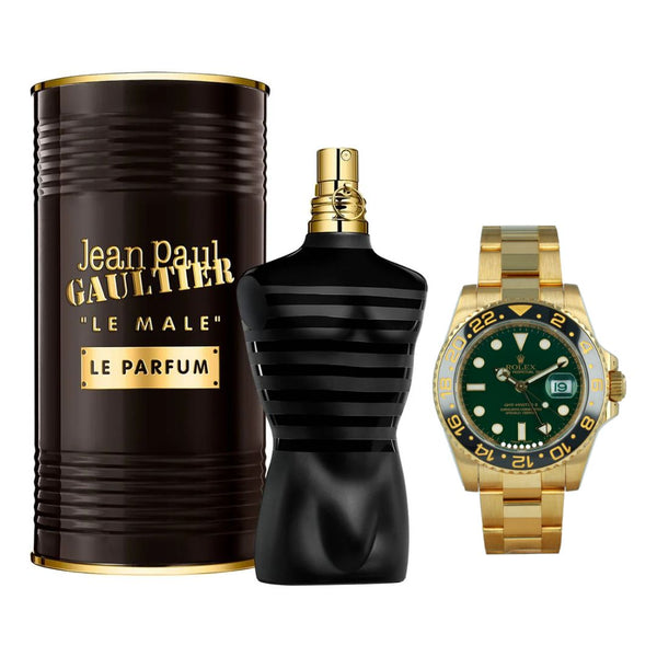 LATA LEMALEPARFUM+RELOJDORADOVERDE ROLEX